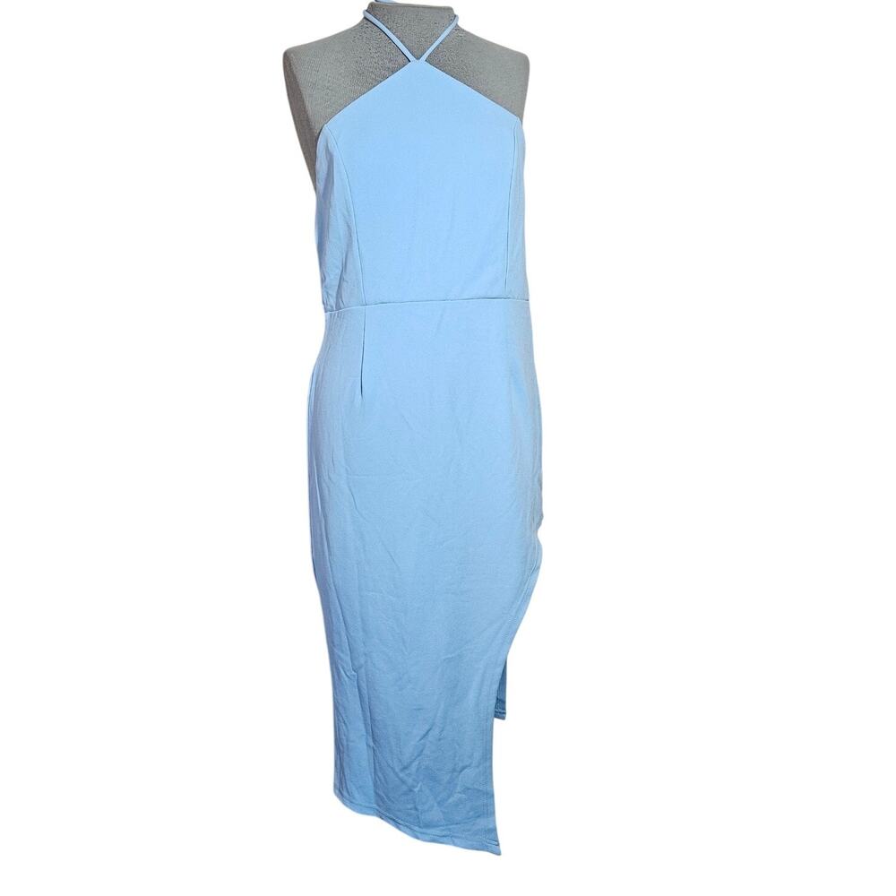 Hello Molly Blue Mini Bodycon Dress New with Tag Size Large